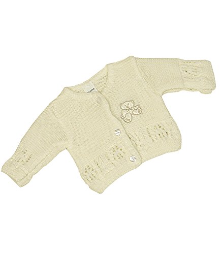 BabyPrem Babykleidung Frühchen - 6 Monate Strickjäckchen Pullover Creme...