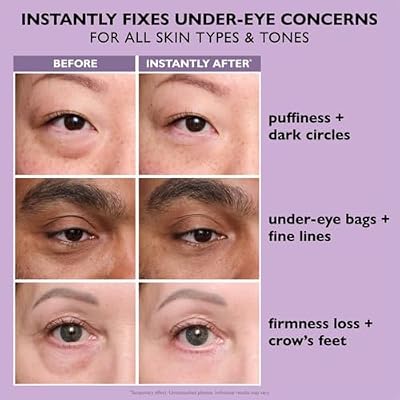 Perfection Eye Tightener, Instant & Temporary Under Eyes Tightener Cream, Easy-Wear Formula for Eye Bags & Puffiness