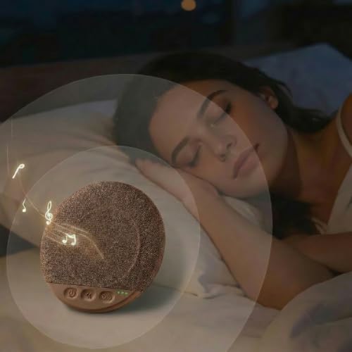 Under Pillow Speaker for Sleeping, Bluetooth Sleep Speaker Mini Sound Speaker for Side Sleepers (Coffee)
