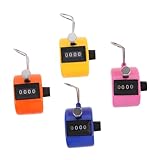 BESPORTBLE 4pcs Mini Handheld Tally Counter Manual Clicker Device for People Counting Sports Score Ticker Row Counter Lap Ticker