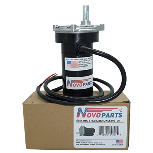 NOVOPARTS 138445 RV Electric Stabilizer Jack Replacement Rear Motor C-800, 113407, 39-842001, 178562, 162307, 337199, 369774, 298707, Replace K01285-C800, K01285C800, K01531A800, K01531-A800