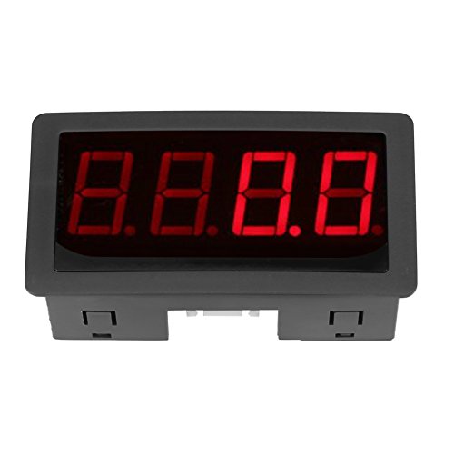 4 Digital LED Display Tachometer RPM Speed Meter Panel Inductive Hall Proximity Switch Sensor NPN RPM Test Meters(Red) - Image 2