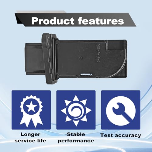 Mass Air Flow Sensor MAF Compatible with Infiniti & Nissan Vehicles - 2012-2017 - M35h, Q50, Q70, QX60, Altima, Sentra, Pathfinder - 1.8L, 2.5L, 3.5L Replacement for 22680-1MG0A MAF0102