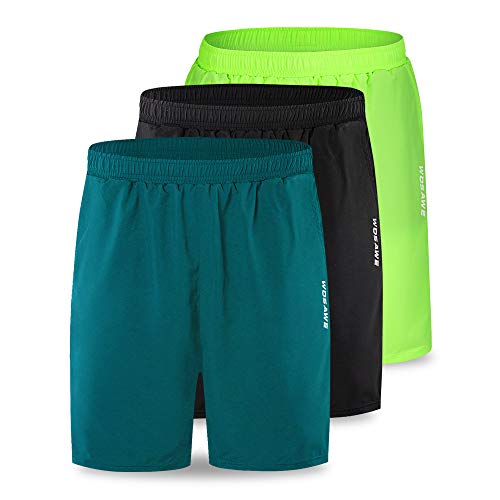 Shorts de ciclismo, Andoer Calções de bicicleta masculinos com acolchoamento de gel 3D e forro de ma
