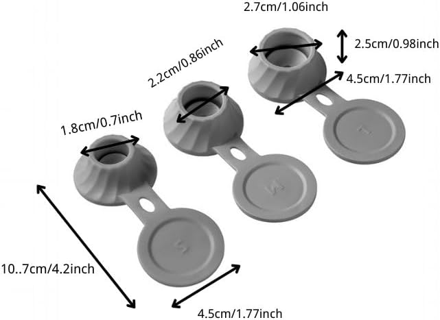 Bottle Emptying Cap – Lotion Bottle Caps to Get the Last Drop, Flip It Bottle Emptying Cap, Flip It Bottle Emptying Kit, Reusable Bottle Cap for Maximum Use 6pcs image 2