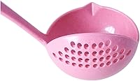 Vista 6 de DOITOOL Cuchara ranurada con cucharón caliente, cuchara de sopa, cucharón colador de mango largo, cuchara espumadora de grasa, cuchara reutilizable