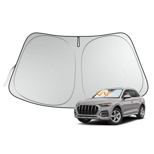 Windshield Sun Shade Compatible with Audi Q5 2018-2025 Front Window Custom Fit Car Accessories...
