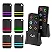 Key Finder, Esky RF Item Locator with 2 Transmitters and 6 Receivers, 100ft Working Range 80dB Loud Beeps Wireless Item Tracker Support Remote Control for Finding Pet, Wallet and Key