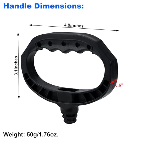 ZLKSKER Gasoline Engine Starter Handle Grip, Recoil Starter Pull Handle for Lawn Mower Generator Trimmer Snowblower, 2pcs - Thumbnail 3