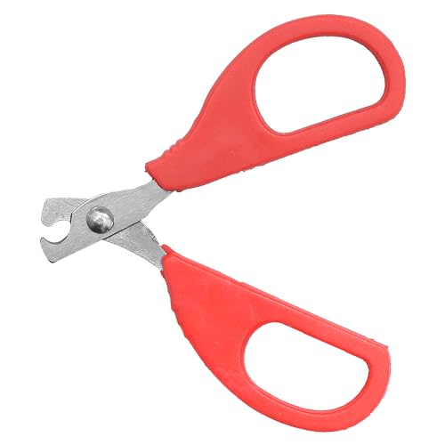 Vida Goods Cat Nail Clippers – Sharp Steel Claw Trimmer for Kittens, Cats & Small Pets. Safe Easy Nail Cutter with Precision Blades. Grooming Tool for Rabbits, Guinea Pigs, Birds, Puppies (Red)