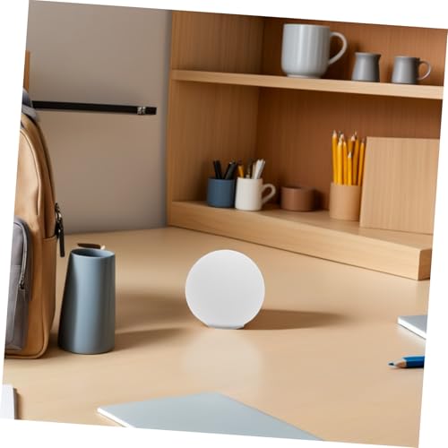 AUTSUPPL 2pcs Frosted Opal White Glass Globe Lamp Shades with Screw Base Spherical Replacement Lampshades for Ceiling Lights and Pendant Fixtures Glare-reducing Modern Design for Bedrooms - Image 4