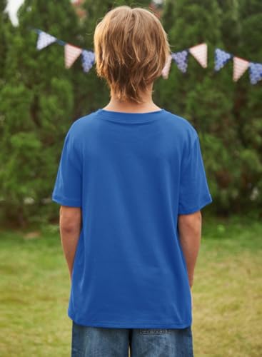 Image of BesserBay Unisex Kids July 4th Amarican Flag Top Patriotic Funny T-Shirt 6-14 Years