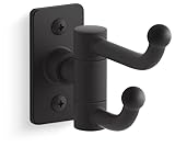 Kohler K35927-BL Castia by Studio McGee Double Hook Robe Hook Matte Black