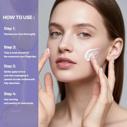 GROEI Hydrating Milk Moisturizing Cream, Moisturizer Face Cream, Deep Moisturizing, Silky Light and Non-Greasy, Vegan Plant Formula, Suitable for All Skin Types, 50ml