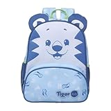 Mochila de Costas Lilica ou Tigor Escolar Infantil Pemium (Azul)