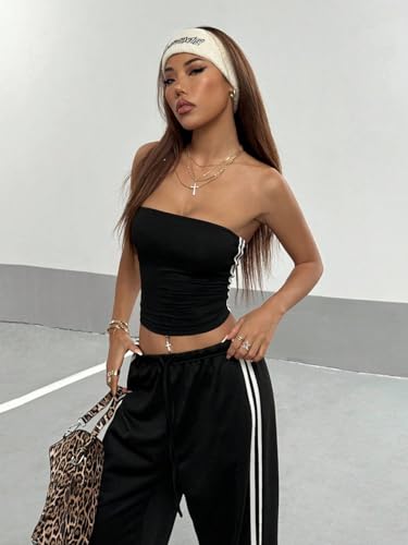Image of dockstreet Women's /Unisex ONESOPEN Bottom Drawstring Pure Cotton Stretchable Baggy Jogger Pants