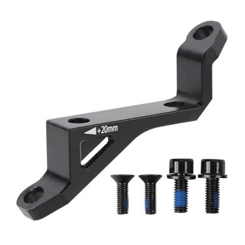 equlup Disc Brake Adapter, 74mm to 34mm Mountain to Road Cycle Flat Mount to Post Mount Disc Brake Caliper Adapter for 160 180 RotorDiscs