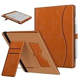Fintie Stand Case for Onyx Boox Go 10.3 /BOOX Tablet Go 10.3 Gen II Lumi ePaper, Premium PU Leather Foldable Stand Cover Auto Wake/Sleep with Pen Holder and Card Slot, Brown