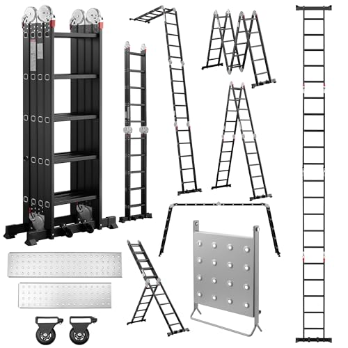 Échelle Multifonction 7 en 1, 5.8 M TEENO