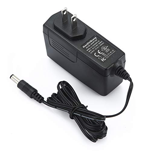 DC 12V 2A UL-Listed Power Supply,12V AC DC Power Adapter with 5.5mmX2.5mm DC Jack for LED Display Light,Surveillance Camera,Router,Monitoring Equipment, Switch,Loudspeaker Box, Black