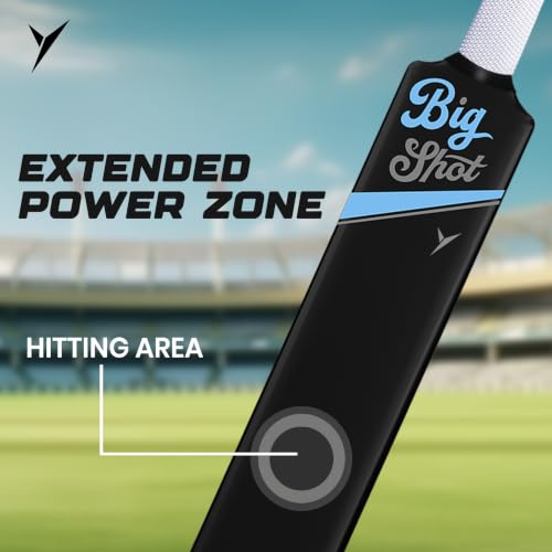 Image of Jaspo Big Shot Plastic Tennis Cricket Bat Full Size Bat (34 inch X 4.5 inch inch) for All Age Group (Big Shot Cricket BAT)