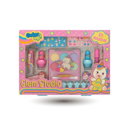 Color Up Glam Studio Set Infantil de Maquillaje y Accesorios