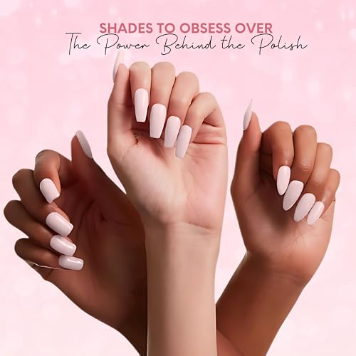 Image of Ellement Co French Pink Nail Polish 10ml | Soft Blush Pink Colour | Glossy Finish | Quick Drying | Long Lasting | Chip Resistant | Vegan | Non Toxic | Non Sticky | Nail Lacquer & Nail Paint for Women & Girls
