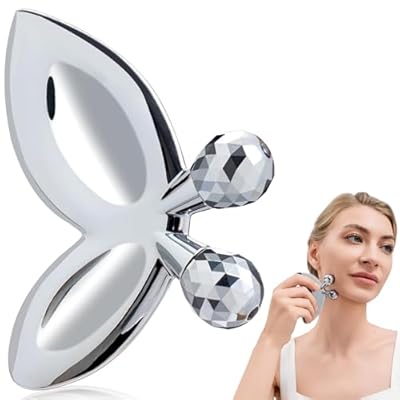 Stainless Steel Gua Sha Facial Tools,3D Butterf...