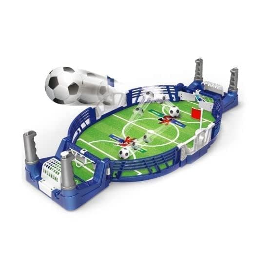 Football Table Interactive Game for Kids | Indoor Mini Football Board Game 2 Players | Portable Table Football Soccer Game Set with Balls, Goals & Controllers | Fun Sports Toy & Gift for Kids-image-31