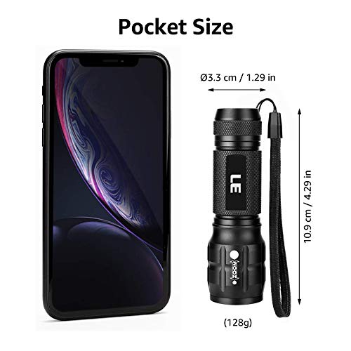 Lighting EVER LED Flashlights High Lumens, Small Flashlight, Waterproof, Adjustable Focus Flash Light for Outdoor, Emergency, AAA Batteries Included, Tactical & Camping Accessories by Lighting EVER - Image 4
