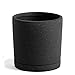 Produktbild Hay Plant Pot Blumentopf aus Polystone in der Farbe Schwarz Größe M, Maße: 14cm x 14cm, 507981