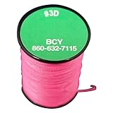BCY 3D End Serving Bow String, Neon Pink, 120 yd