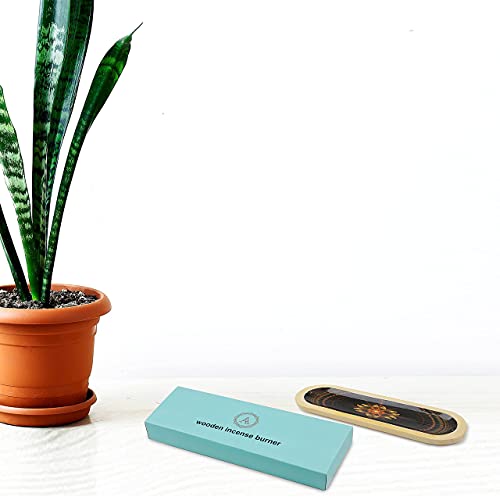 Aakriti Wooden Incense Holder Wood | Exclusive 2-In-1 Multitasking Design | Natural & 100% Eco-Friendly | Perfect For Housewarming, Christmas, Birthday, (Galaxy)…… #TOP4
