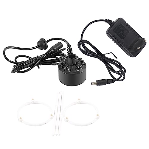 HEEPDD Nuevo Generador de Niebla de Luz Cambiante Colorida de 12 LED, Decoración Subacuática...
