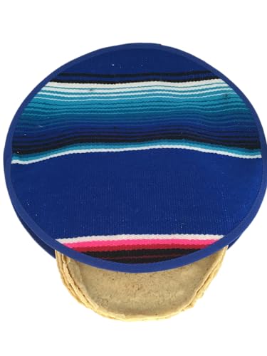 Comparison: Best Microwave Quesadilla 10 Authentic Mexican Cloth Tortilla Holder Warmer Pouch. Tortillera Mexicana Microwave Oven Safe for Corn, Flour Taco, Burrito, Quesadilla, Bread, and Roti. Tortillero Mexicano (Blue)