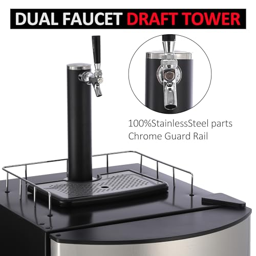 Tropow SB8UYWZWCOPPYEA1IRIPTG8Z2R Beer Kegerator, Single Tap Draft Beer Dispenser thumb #2