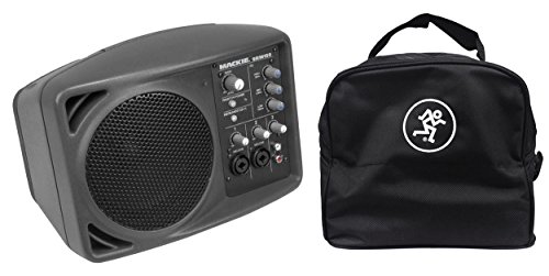 Mackie SRM150 Powered Active PA Monitor Speaker & SRM 150 Travel Bag