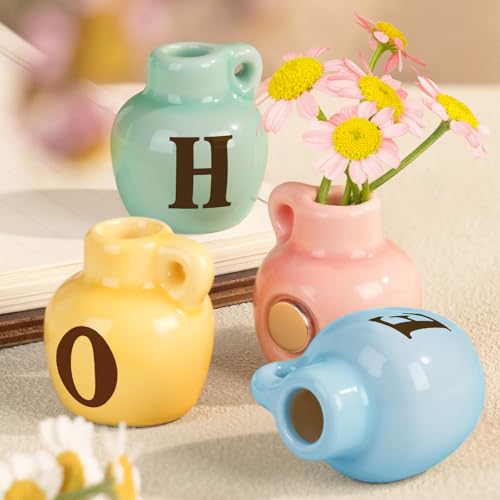 Set de imanes de cerámica decorativos para hogar miniatura 3
