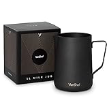 METALICOS EN TENDENCIA – ¡haga que su cocina refleje la cafetería más elegante con la jarra de leche VonShef! Después de todo, el café ya no es solo una bebida caliente, ¡es un aspecto cultural de la vida diaria y una ciencia absoluta!