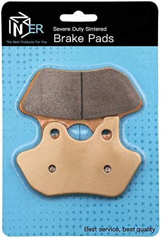 Zinger Brake Pads for Harley Davidson 2000-2007 Electra Glide Ultra Classic Touring FLHTCU-I Road Glide Road King Street Glide Fatboy Dyna Softail Night Train,2 Front&1 Rear Sintered Copper Brake Pad