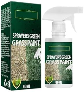 Grass Paint Spray, 60ml Natural Pet-Friendly Grass and Turf Paint, Instant Again Green Sprayer, Colors Spray for Artificial Lawn Garden Perfect Home Décor