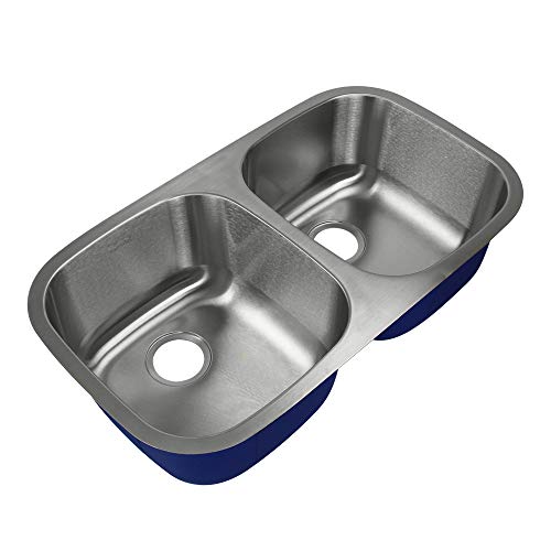 Transolid MUDE32189 Kitchen Sink, 32-in x 18-in x 9-in, Stainless steel