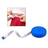 Metro Sarta, 150 cm, Metro Medidas Cuerpo,Cinta Suave 7 mm, para coser y medir la cintura, cadera, pecho y brazos (2)