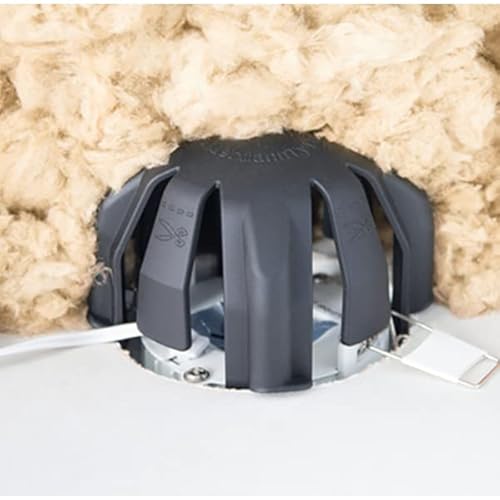 HellermannTyton - Lot de 10 SPOTCLIP III H50MM - Couvercle de downlight pour bâtiments résidentiels