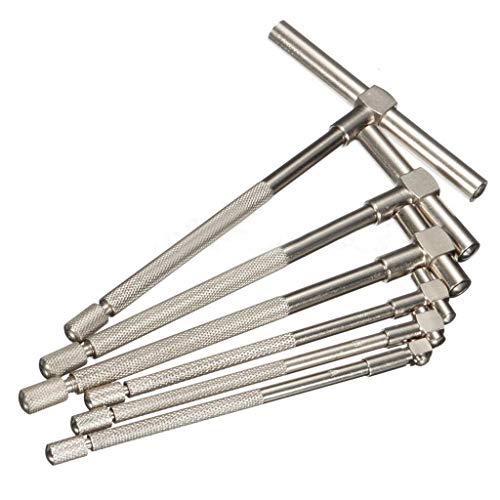 6pcs/set Precision Telescopic Gauge Set Micrometer Measurement Bore Tool Kit 8-150mm