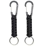 BRAVESHINE Karabiner Schl&uuml;sselanh&auml;nger Karabinerhaken mit Band, Carabiner Schl&uuml;sselanh&auml;nger Schl&uuml;sselband kurz mit Karabiner f&uuml;r M&auml;nner Frauen