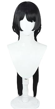 Amazon.co.jp: [icegreen] コスプレウィッグ 月ノ美兎 ブラック