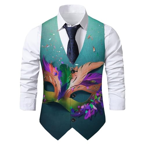 Gilet sans manches carnaval WWricotta, la veste de costume raffinée pour votre mariage