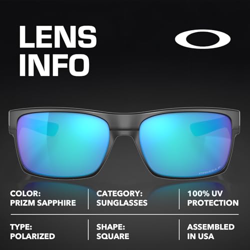 Image of Oakley TWOFACE OO9189 Rectangle Shape Sunglasses With Official Eyewear Kit | Men's Sunglasses