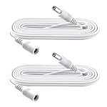Security-01 – 2-Pack 2m DC Power Verlängerungskabel, Stecker 5.5mm x 2.1mm